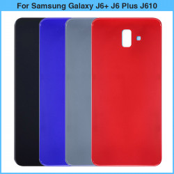 Coque arrière de batterie en plastique pour Samsung Galaxy J6 Plus 2018 J610 J610F SM-J610F/DS - Étui de remplacement vue 1