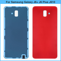 Coque arrière de batterie en plastique pour Samsung Galaxy J6 Plus 2018 J610 J610F SM-J610F/DS - Étui de remplacement vue 2