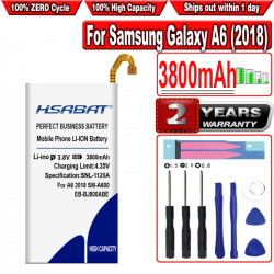 Batterie 3800mAh pour Samsung Galaxy A6 (EB-BJ800ABE) 2018 A600F J6 J600F J800 SM-A600. vue 0
