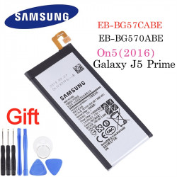 Batterie Originale Samsung Galaxy On5 G5700 G5510 J5 Prime G570F, 2016 mAh, Édition 2400. vue 0