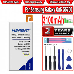 Batterie 3100mAh EB-BG57CABE EB-BG570ABE pour Samsung Galaxy J5 Prime On5 (2016) G570F G570Y/M G5700 G5510 G5520 vue 0