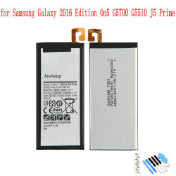 Batterie d'origine EB-BG57CABE 2600mAh pour Samsung Galaxy 2016 On5 G5700 G5510 J5 Premier Téléphone Portable. vue 0