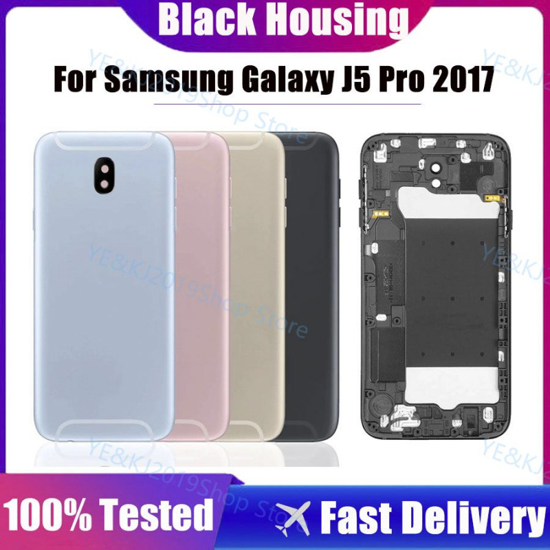 Coque Arrière Complète de Remplacement pour Samsung Galaxy J5 Pro 2017 J530 J530F et J7 Pro 2017 J730 - Couvercle de B vue 0