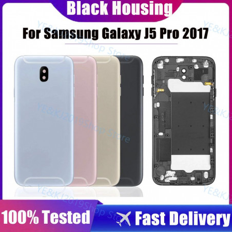 Coque Arrière Complète de Remplacement pour Samsung Galaxy J5 Pro 2017 J530 J530F et J7 Pro 2017 J730 - Couvercle de B vue 0