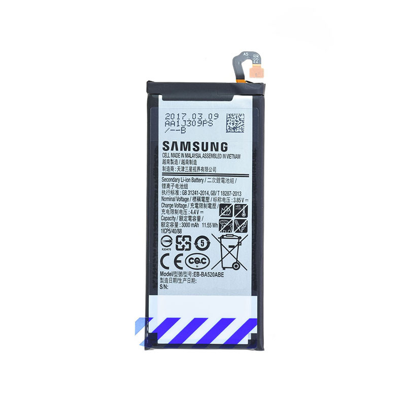 Batterie Originale EB-BA520ABE pour Samsung Galaxy A5 2017 A520F et J5 2017 J530F. vue 0