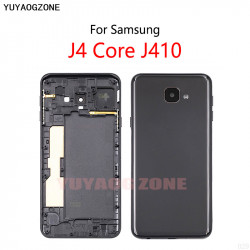 Coque arrière de batterie Samsung Galaxy J4 Core J410 J410F SM-J410F avec cadre et boîtier. vue 0