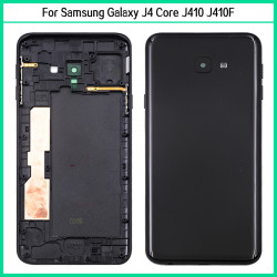 Boîtier arrière de batterie en plastique avec lentille de remplacement, 10 pièces, pour Samsung Galaxy J4 Core J410 J vue 0