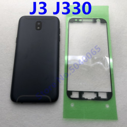 Coque Arrière en Verre pour Samsung Galaxy J3 J5 J7 Pro 2017 avec Couvercle de Batterie et Cadre Central. vue 4