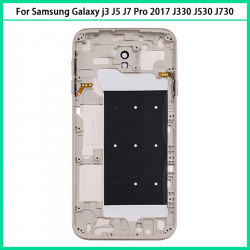 Lot de 10 Coques Arrière pour Samsung Galaxy J330/J530/J730/J3/J5/J7 Pro 2017 avec Cadre Central et Couvercle de Batter vue 2