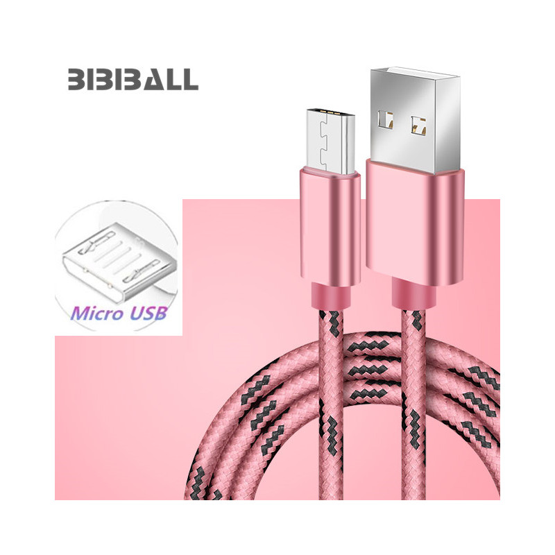 Câble de Chargement Micro USB de 2/3 mètres pour Samsung Galaxy A3 A5 A6 2016 J3 J5 J7 2017 - Cordon de Chargeur de Ba vue 0