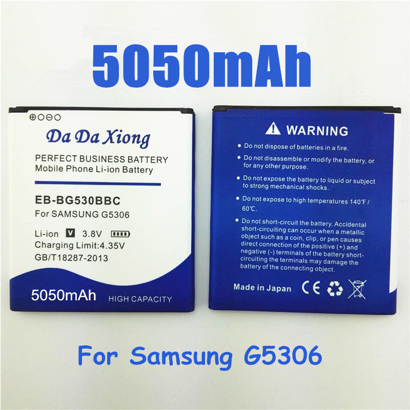 Batterie EB-BG530CBE EB-BG531BBE 5050mAh pour Samsung Galaxy Grand Prime J3 2016 J320F SM-J320FN G5308W G530 G530H G531  vue 0