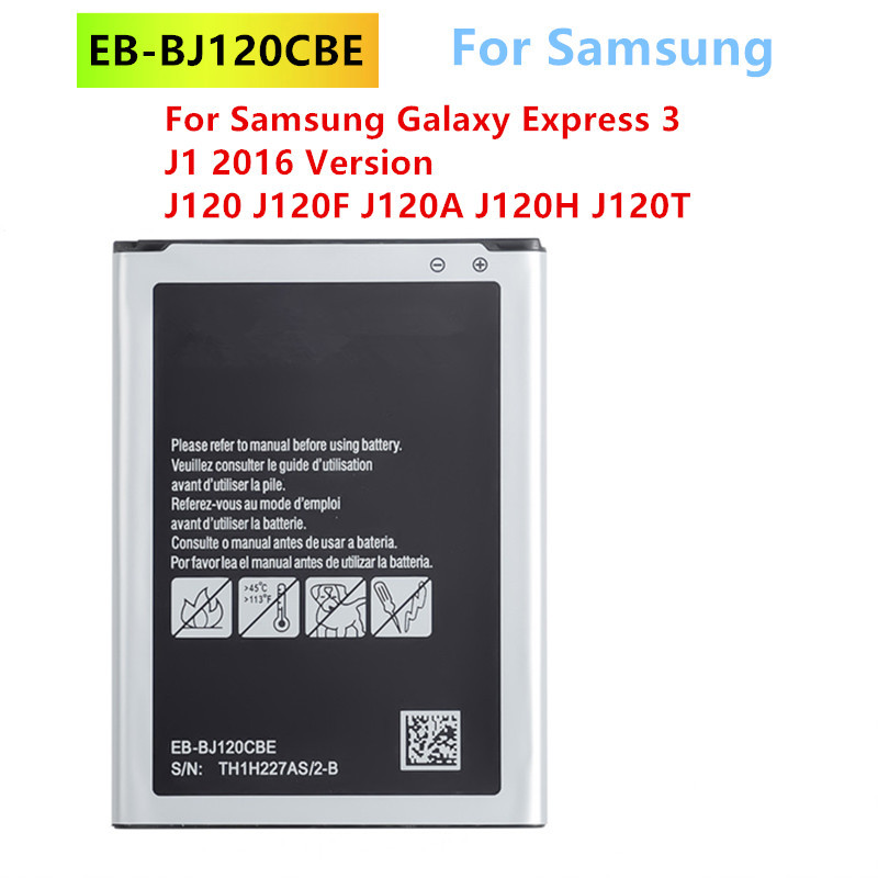 Batterie d'Origine Samsung Galaxy Express 3 J1 2016 (EB-BJ120CBU, EB-BJ120BBE, EB-BJ120CBE) pour J120, J120F, J120A, J12 vue 0