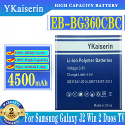 Batterie EB-BG360CBC 4500 mAh pour Samsung Galaxy J2 Win 2 Duos TV Galaxy Core Prime SM G360 G3606 G3608 G3609 G360BT. vue 0