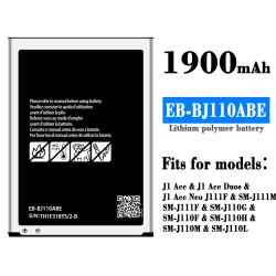 Batterie SAMSUNG Original EB-BJ110ABE 1900mAh pour Galaxy J1 J Ace J110 J110FM J110F J110H J110F i9192 i9195 i9190 i9198 vue 0