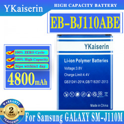 Batterie Samsung pour Galaxy J1 J Ace J110 J110FM J110F J110H J110F I9192 I9195 I9190 I9198 4800mAh EB-BJ110ABE vue 0