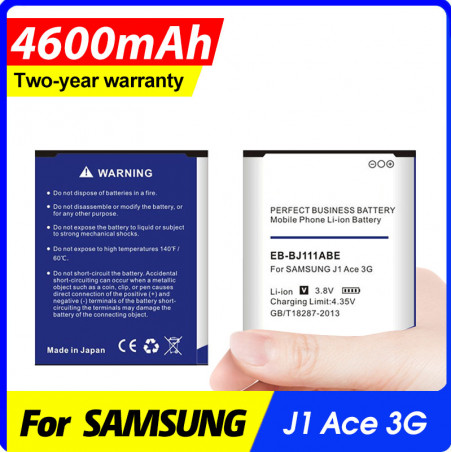Batterie 4600mAh EB-BJ111ABE pour Samsung Galaxy J1 Ace J1Ace 3G vue 0