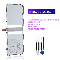 Batterie de Rechange Originale Samsung Galaxy Tab Note 10.1 N8000 N8010 N8020 P7510 P7500 7000mAh + Outils SP3676B1A(1S2 vue 0