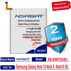 Batterie EB-BN970ABU mAh pour Samsung Galaxy Note 10, Note X, Note 10+, Note 10 5G vue 2