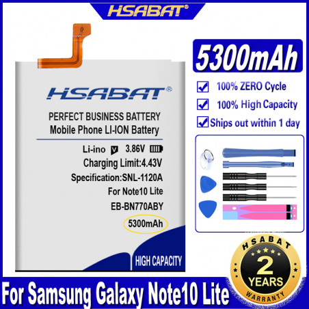 Batterie EB-BN770ABY 5300 mAh pour Samsung Galaxy Note 10 Lite / Note 10 Lite vue 0