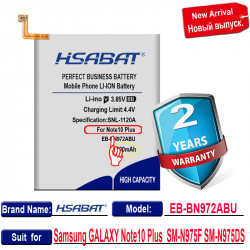 Batterie 5800 mAh 100% pour Samsung GALAXY Note 10 + Note 10Plus Note 10 Note 10 + Plus EB-BN972ABU SM-N975F. vue 2