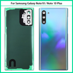 Coque Arrière de Batterie en Verre 3D pour Samsung Galaxy Note 10 N970F et Note 10 Plus N975F avec Objectif d'Appareil  vue 1