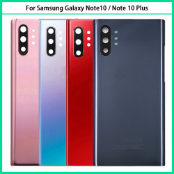 Coque Arrière de Batterie en Verre 3D pour Samsung Galaxy Note 10 N970F et Note 10 Plus N975F avec Objectif d'Appareil  vue 2