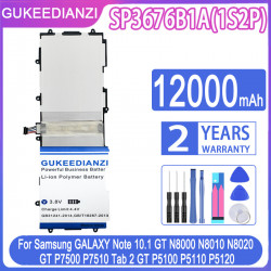 Batterie SP3676B1A(1S2P) pour Samsung GALAXY Note 10.1 GT N8000 N8010 N8020 GT P7500 Tab Note 8.0 /Pro 12.2 /Tab S2 8.0  vue 3