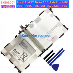 Batterie T8220E 8220mAh pour Samsung GALAXY Note 10.1 Tab Pro P600 P601 P605 P607 SM-T520 T525 + - Nouveauté de Haute Q vue 0