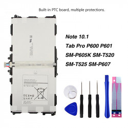 Batterie d'origine T8220E pour Samsung GALAXY Note 10.1 Tab Pro P600 P601 SM-P605K SM-T520 SM-T525 SM-P607 8220mAh. vue 0
