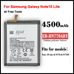 Batterie Samsung EB-BN770ABY pour Samsung Galaxy Note 10 Lite - Originale, Authentique, 4500mAh, Haute Capacité, Outils vue 0