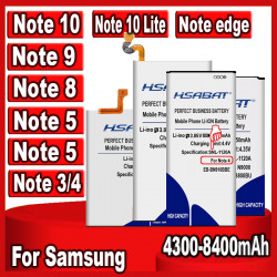 Batterie 4400-8400mAh B800BC EB-BN910BBE EB-BN920ABE EB-BN950ABE EB-BN915BBC pour Samsung Galaxy Note 3 4 5 8 et Note Ed vue 0