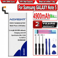 Batterie 4400-8400mAh B800BC EB-BN910BBE EB-BN920ABE EB-BN950ABE EB-BN915BBC pour Samsung Galaxy Note 3 4 5 8 et Note Ed vue 5