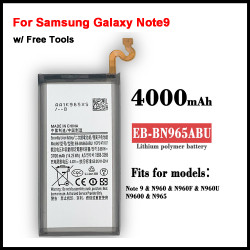 Batterie Originale Samsung Galaxy Note9 Note 9 SM-N9600 N960F N960U N960N N960W + Outils EB-BN965ABU EB-BN965ABE 4000mAh vue 0