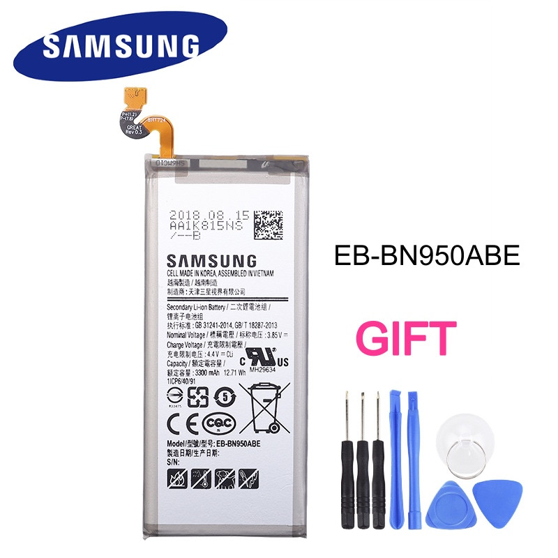 Batterie de Remplacement Originale pour GALAXY Note 8 N950 N950F N950U N950N, 3300mAh vue 0