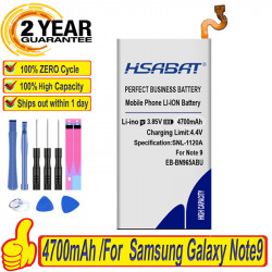 Batterie de Haute Qualité 4700mAh pour Samsung Galaxy Note 9 N960U EB-BN965ABU SM-N9600 N9600 SM-N960F SM-N965F. vue 0