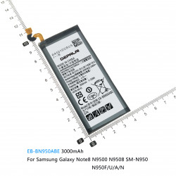 Batterie pour Samsung Galaxy Note 5, 7, 8, 9, N9200, N9208, N9500, N9600, EB-BN920ABE, EB-BN930ABE, EB-BN935ABE, EB-BN95 vue 3