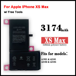 Batterie de Remplacement OEM 3174mAh pour Apple iPhone XS Max XSM A221 A2101 A2102 A2104. vue 0