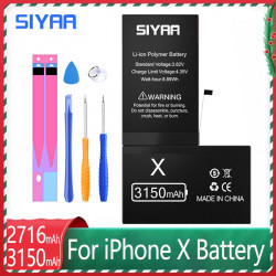 Batterie Lithium Polymère pour iPhone X et X+ - 3150mAh - Outils de Remplacement Gratuits de Haute Qualité. vue 0