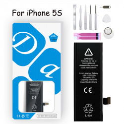 Kit de Réparation de Batterie pour iPhone 5S/5GS 1560mAh avec Accessoires et Autocollants Gratuits. vue 0