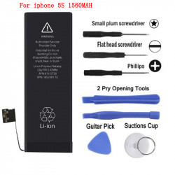 Batterie au Lithium Rechargeable de Haute Qualité 3.8V 1560mAh pour iPhone 5S/5C. vue 0