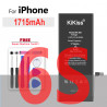 Batterie Haute Capacité pour iPhone 6S 6 7 8 Plus 5 5s 5C SE 2020 SE2 6Plus avec Outils Gratuits. vue 2