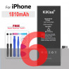 Batterie Haute Capacité pour iPhone 6S 6 7 8 Plus 5 5s 5C SE 2020 SE2 6Plus avec Outils Gratuits. vue 3