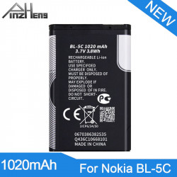 Batterie de Remplacement pour Téléphone Portable Nokia BL-5C 1112 1110 6600 N70 N71 N90. vue 0