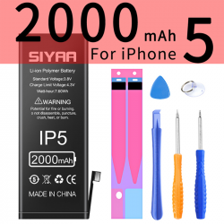 Batterie Lithium Polymère pour iPhone 5 5G 2000mAh - Kit de Réparation de Téléphone Portable. vue 2