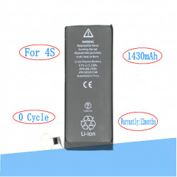 Batterie Li-Polymère de Remplacement 1x1430mAh Cycle Zéro pour iPhone 4s 4s Accumulateur vue 0