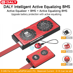 Équilibreur Actuel Smart BMS Actif Intelligent 1A-500A pour Batterie Li-Ion/Lifepo4 4S-24S 60A-200A. vue 0