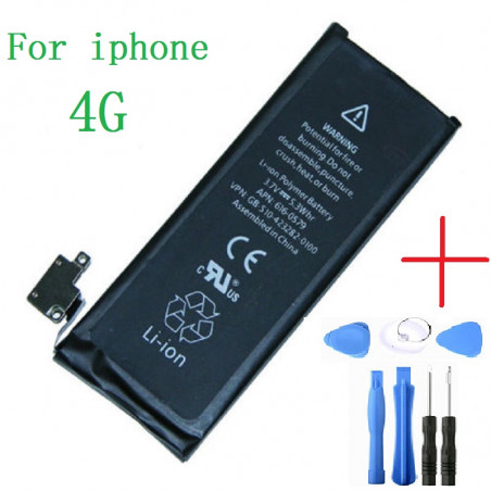 Kit de Réparation d'iPhone 4 4G avec Batterie 1420mAh 3.8V. vue 0