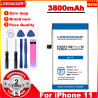 Batterie 4500mAh pour iPhone 3G 3GS 4 4s 5 5s 5C SE 2020 6 6S Plus 7 8 Plus X XS XR 11 Pro Max 11 avec Outils Inclus. vue 2