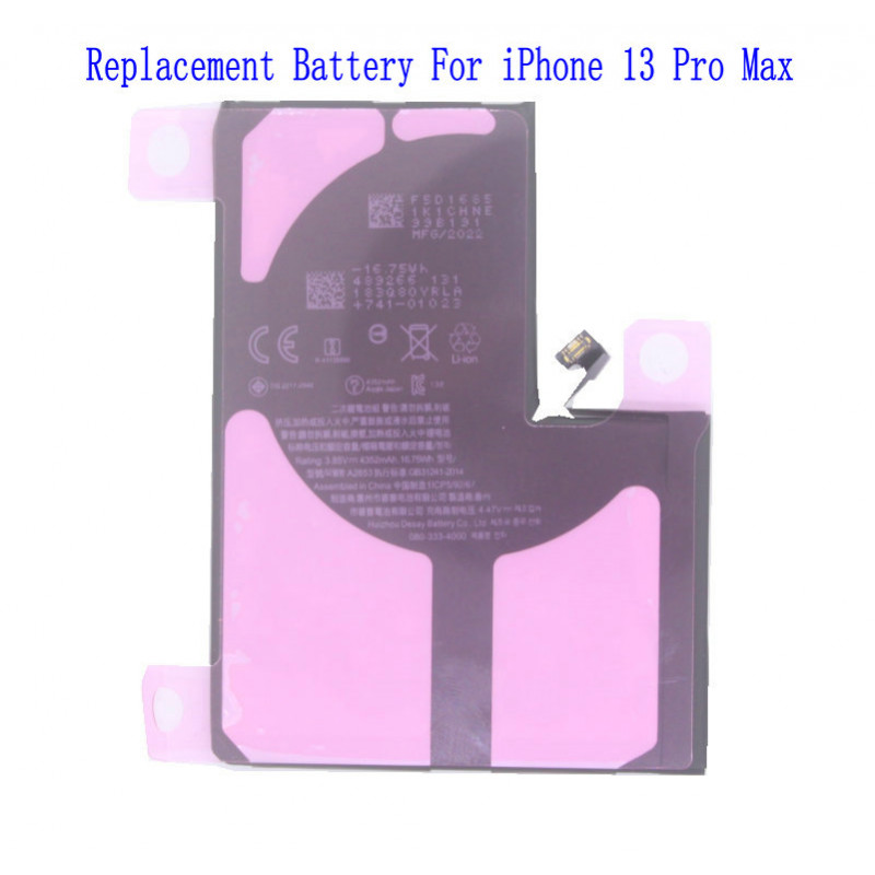 Batterie Li-polymère de Remplacement A2653 1x4352mAh 0 Cycle pour iPhone 13 Pro Max Batteries D'accumulateurs. vue 0