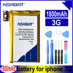 Batterie pour iPhone 3G 8 Go/16 Go 616 mAh 0372-616/0428-616/0433-HLP088-H1942/1800 vue 0